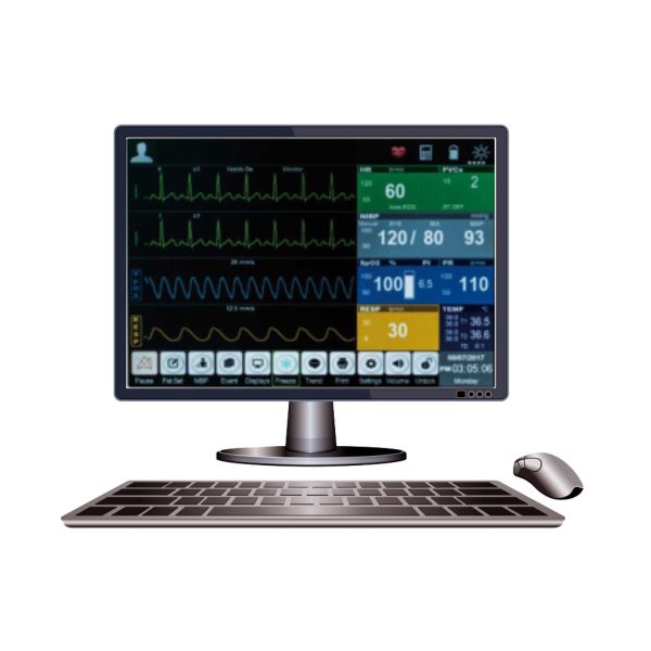 Patient Monitor with Central Monitoring System