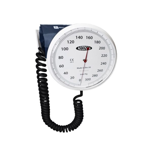 Wall mounted sphygmomanometer aneroid