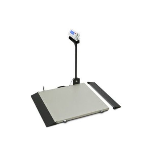 ade m500660 01 wheel chair scale with foldable column