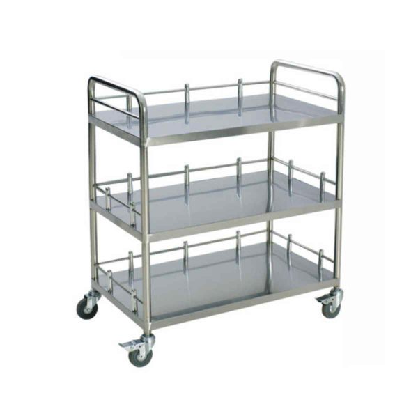 3 Layers Instrument Trolley - Medical Grade Professional (Healthcare)