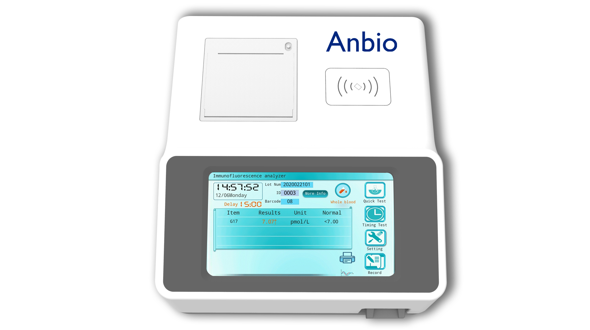 Anbio AF-100 Fluorescence Immunoassay Analyzer - Medical Grade Professional (Healthcare)