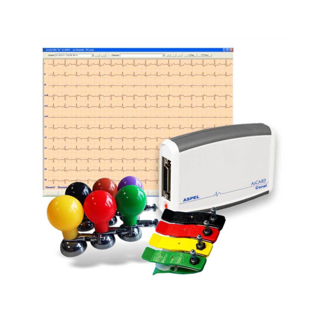 ASPEL AsCARD Coral PC Based ECG Machine - Medical Grade Professional (Healthcare)