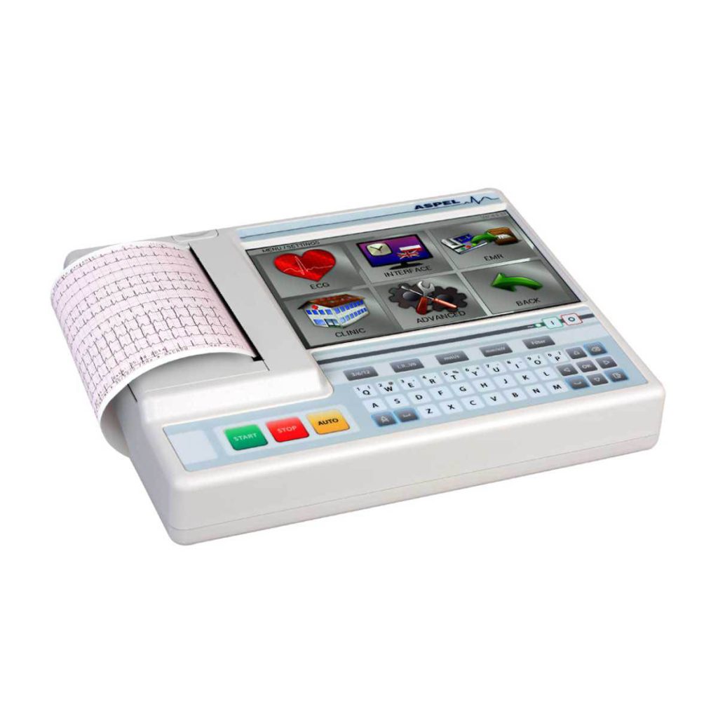 ASPEL AsCARD Grey ECG Machine - Medical Grade Professional (Healthcare)