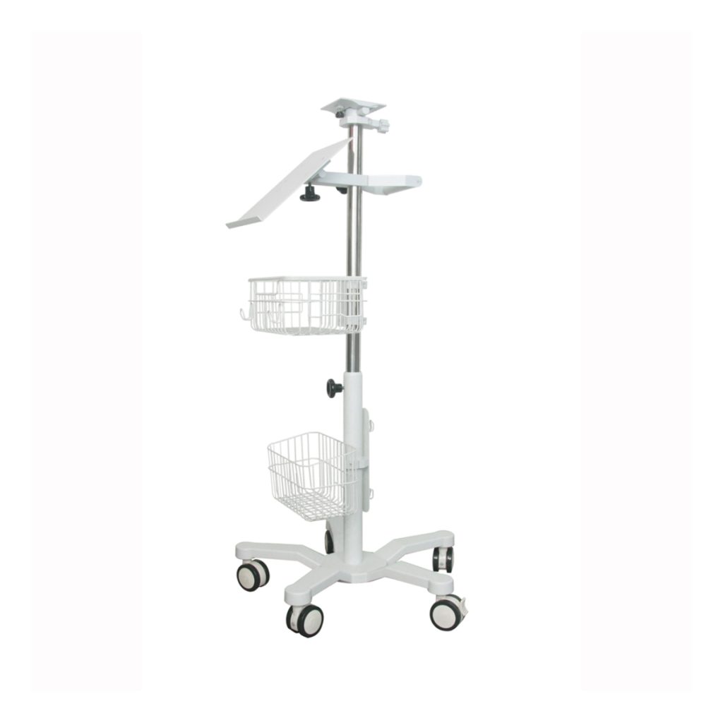 Height Adjustable Rolling Stand with Concaved Base JRS-1001-10 - Medical Grade Professional (Healthcare)