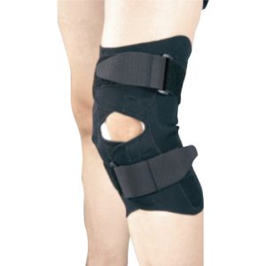 Super Ortho Neoprene Open Knee Brace W/ Hinge - Medical Grade Professional (Healthcare)