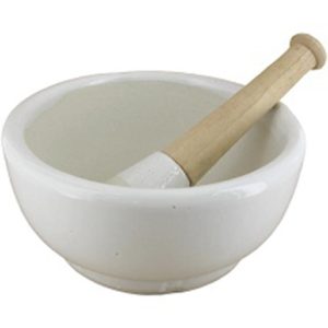 Mortar & Pestle Ceramic - Medical Grade Professional (Healthcare)