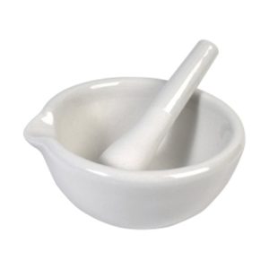 Mortar & Pestle Glass - Medical Grade Professional (Healthcare)