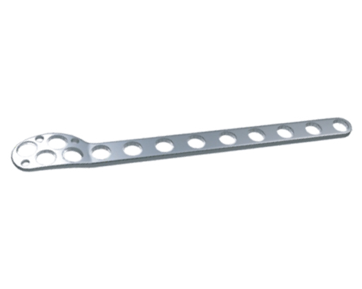 Trauma_LCP Systems (Titanium) Distal Lateral Fibular Locking Plates - Medical Grade Professional (Healthcare)