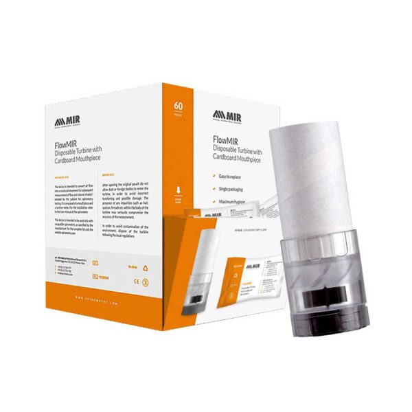 FlowMir Disposable Turbine with Cardboard - Medical Grade Professional (Healthcare)