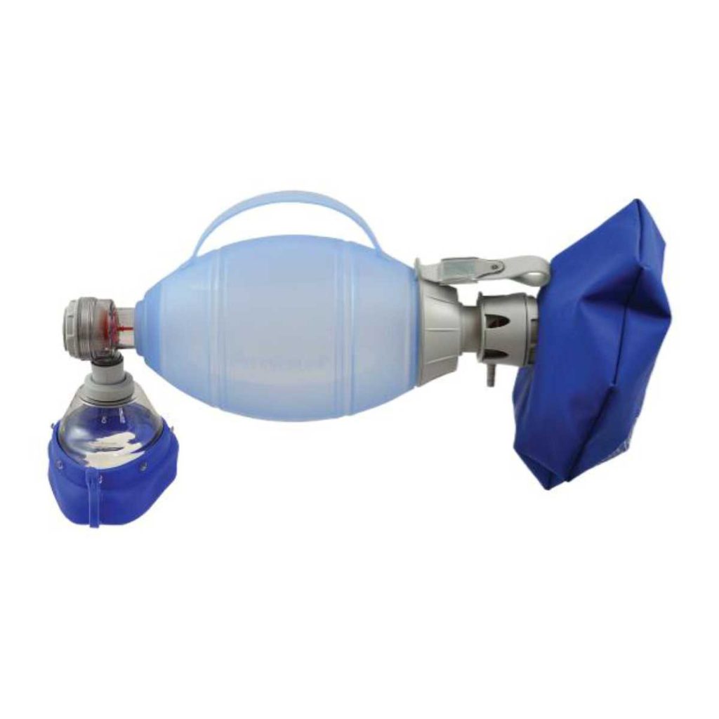 Ambu Oval Silicone Resuscitator (Ambu Bag) - Medical Grade Professional (Healthcare)