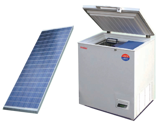 Haier 2°C~8°C Solar Vaccine Freezer - Medical Grade Professional (Healthcare)