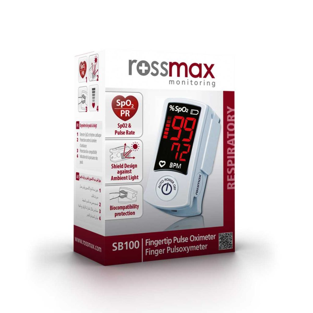 Rossmax Fingertip Pulse Oximeter - Medical Grade Professional (Healthcare)
