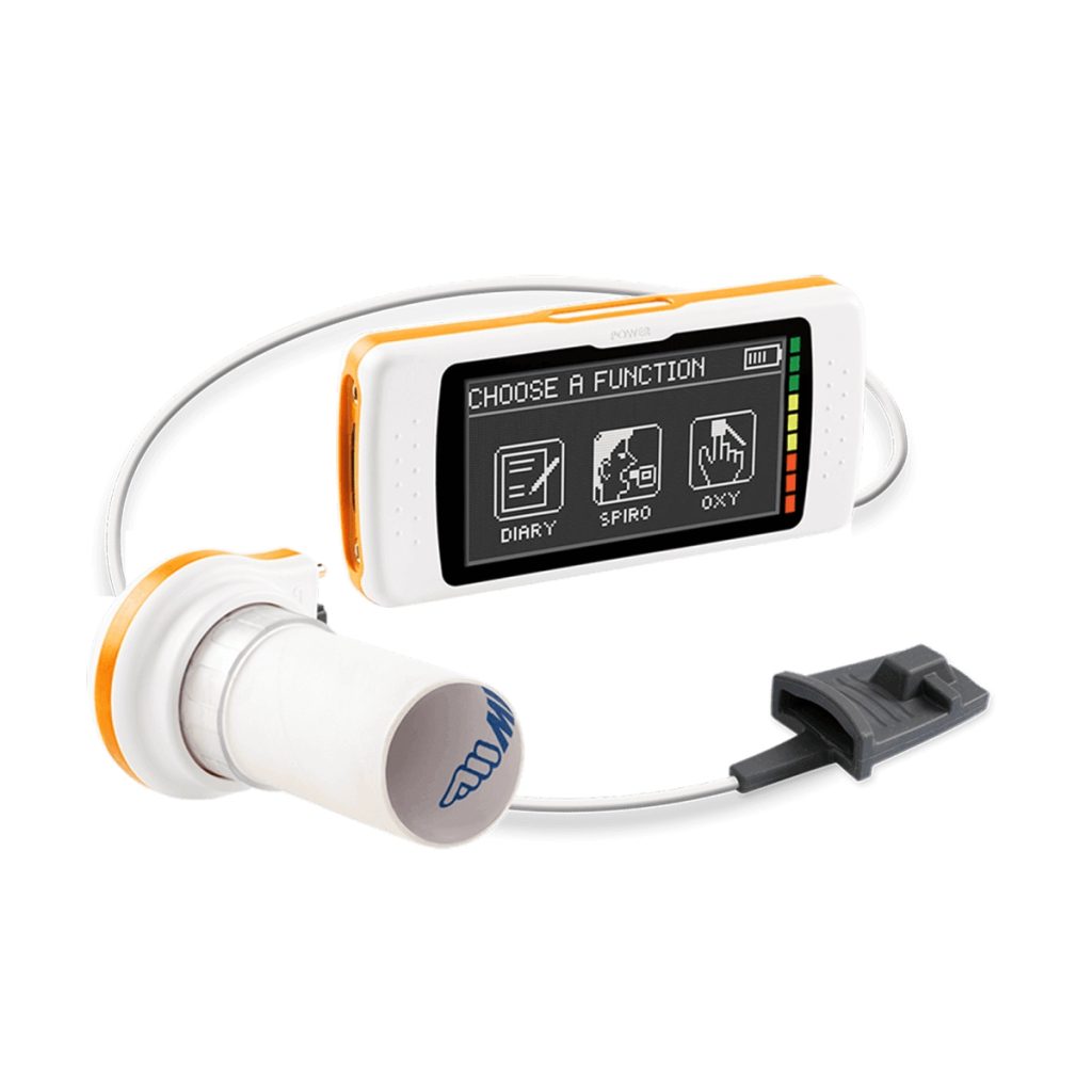 MIR Spirodoc – Spirometer with Oximeter - Medical Grade Professional (Healthcare)