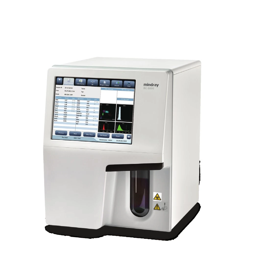 Hematology Analyzer  Mindray BC-5000  With Accessories - Medical Grade Professional (Healthcare)