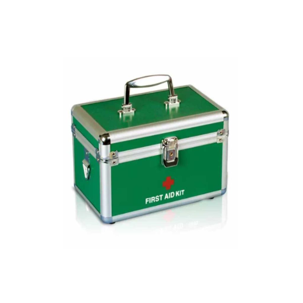 First Aid Box Aluminium Small - Medical Grade Professional (Healthcare)