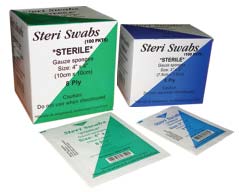 Steri Wipe Alcohol Gauze Swabs - Medical Grade Professional (Healthcare)