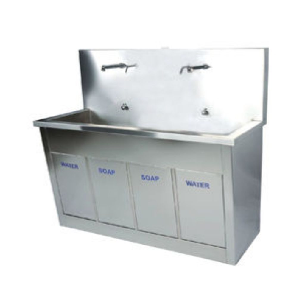 Linealife Double Bay Scrub Sink - Medical Grade Professional (Healthcare)