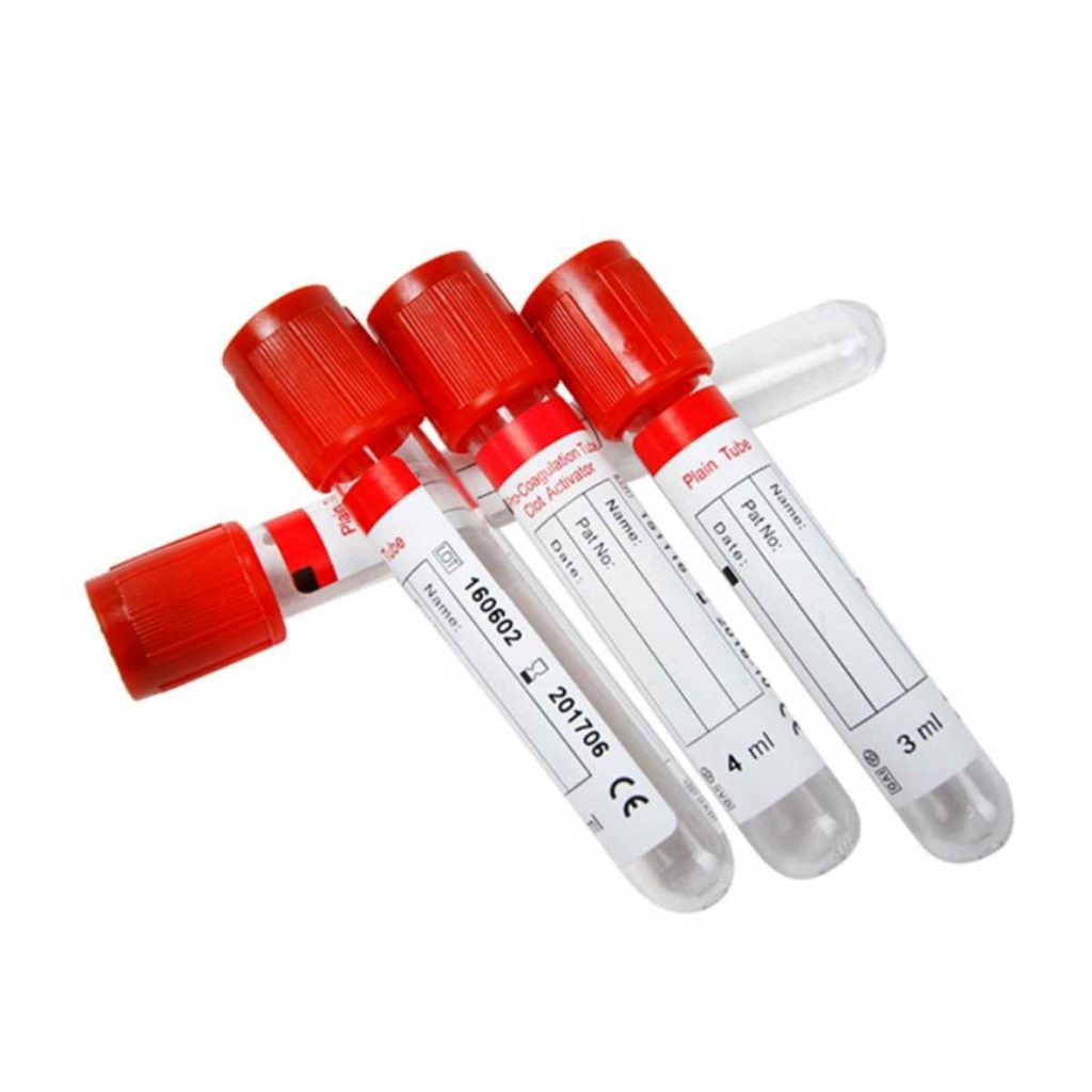 Plain Vacutainer Tubes Per Pack - Medical Grade Professional (Healthcare)