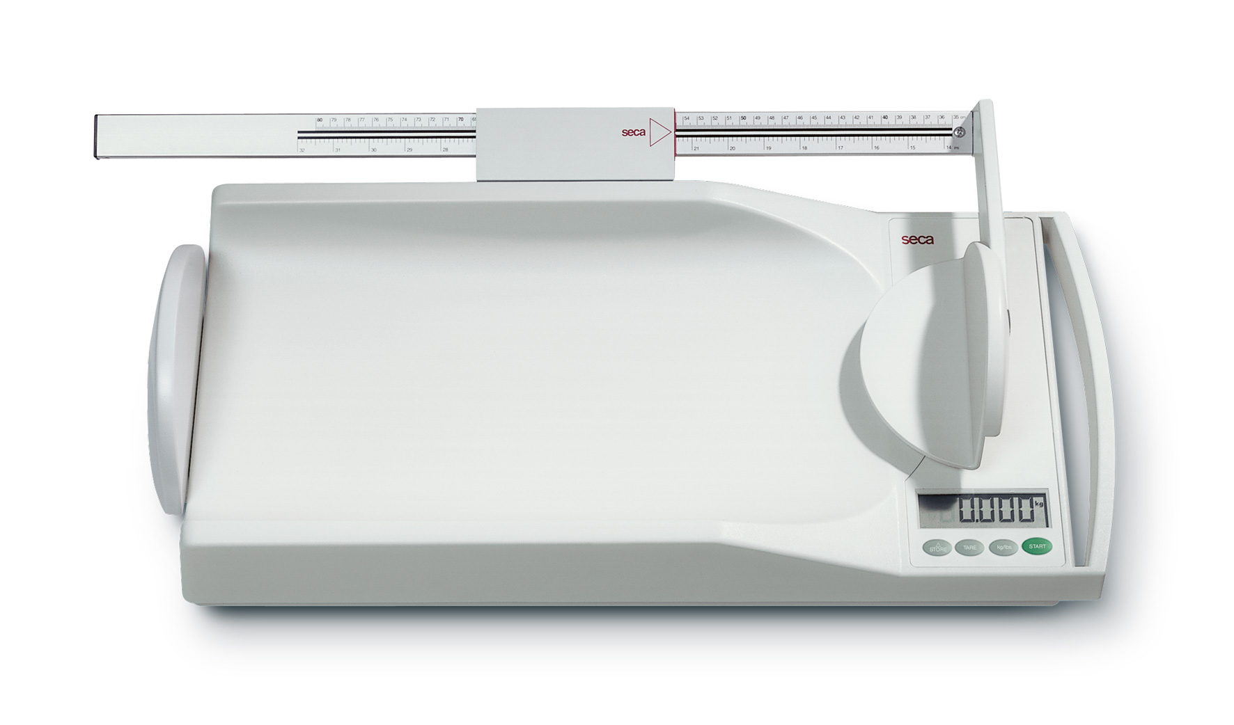 Seca 334 Mobile Electronic Baby Scale (with Height Meter) - Medical Grade Professional (Healthcare)